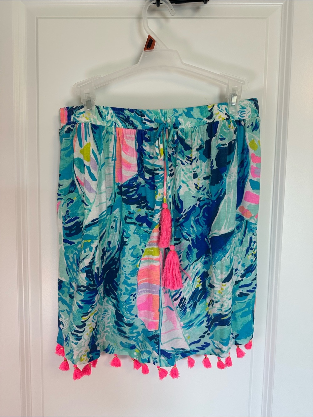 Lilly Pulitzer Hay Bay Bay Palma Tassel Tube Top